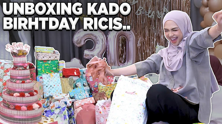 AKHIRNYA UNBOXING KADO SPECIAL ULTAH AKU!!