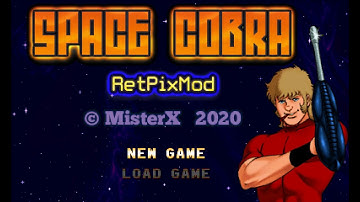 Space Cobra RetPixMod Game. Level1-1