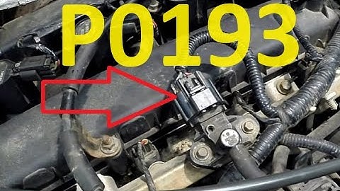 Causes and Fixes P0193 Code:  Fuel Rail Pressure Sensor Circuit High Input