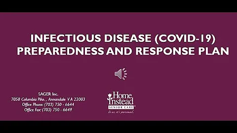Infectious Disease Preparedness & Response Plan