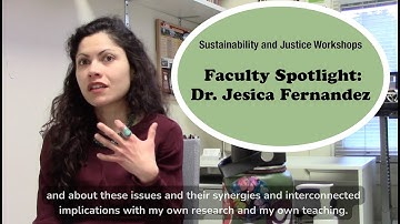 Faculty Spotlight: Dr. Jesica Fernandez - Sustainability Across the Curriculum