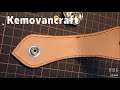 How to set concho on leather with snap fasteners