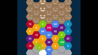 2048 Hexa Attack Puzzle: Shoot n Merge screenshot 5