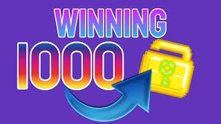 We Won 1000 Wls In This Video Insane Luck