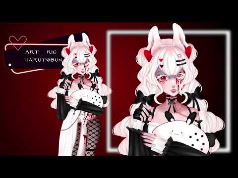 Vtuber Model Showcase: Spookymonth Haru