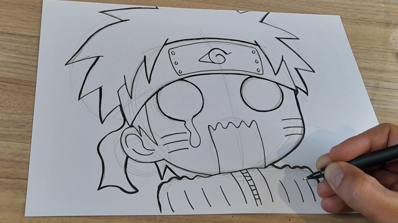 COMO DESENHAR O NARUTO