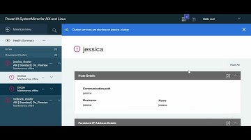 PowerHA SMUI Cluster Startup