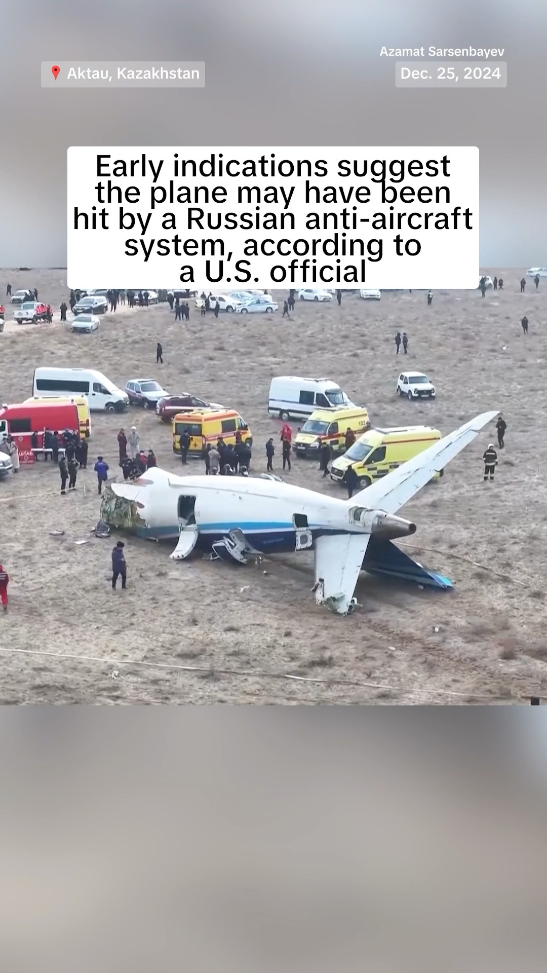 Dozens killed after plane from Azerbaijan crashes in Kazakhstan.