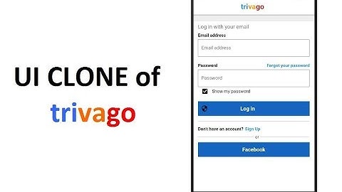 FLUTTER - trivago [ListView || Column || Container || Row || Sizedbox]