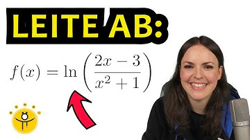 LOGARITHMUS ableiten – ln ableiten Bruch, Kettenregel