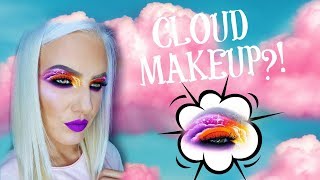 PINK CLOUD EYE MAKEUP TREND TUTORIAL !