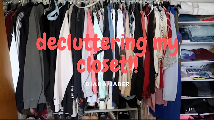 Decluttering My Closet!! || Diana Jaber