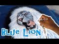 airbrushing a lion painting- on a dune buggy - time lapse!!