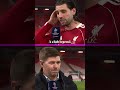 That mutual respect between Dominik Szoboszlai and Steven Gerrard 🤝🤩