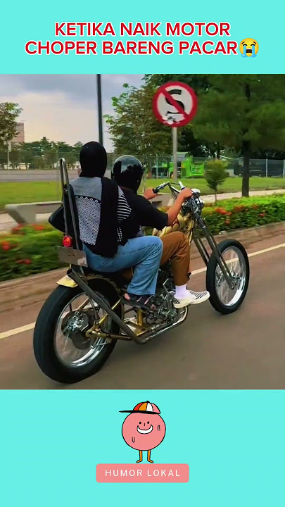 WHEN RIDING A CHOPER MOTORCYCLE WITH MY BOYFRIEND #viralvideo
