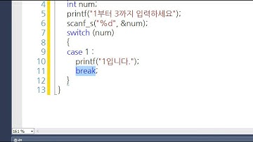 C언어 6일차 switch ~ case문에 대해 알아보기