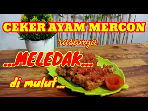 Ceker ayam mercon | ceker ayam pedas 