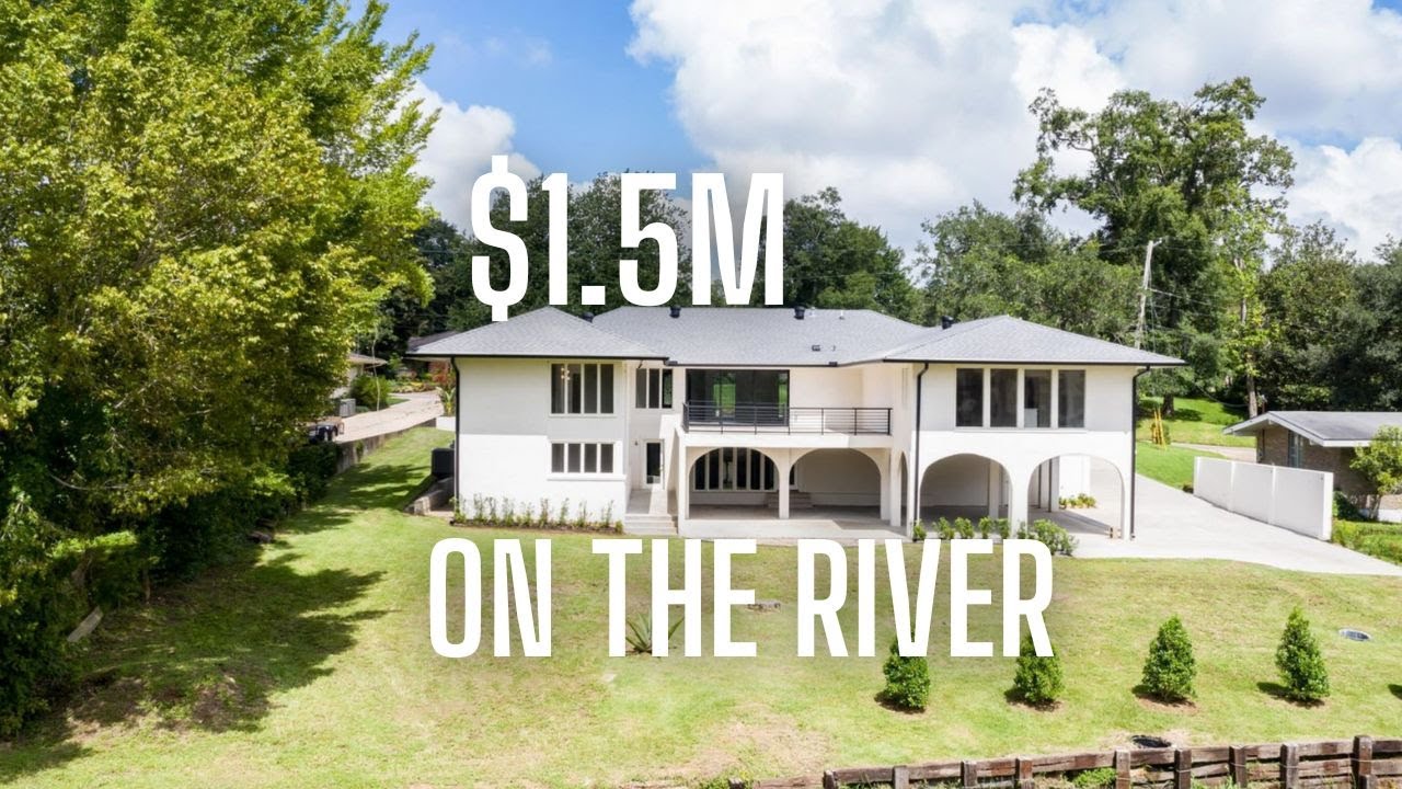 Inside a 1.45 Million Home on The River in Lafayette LA Bendel Gardens