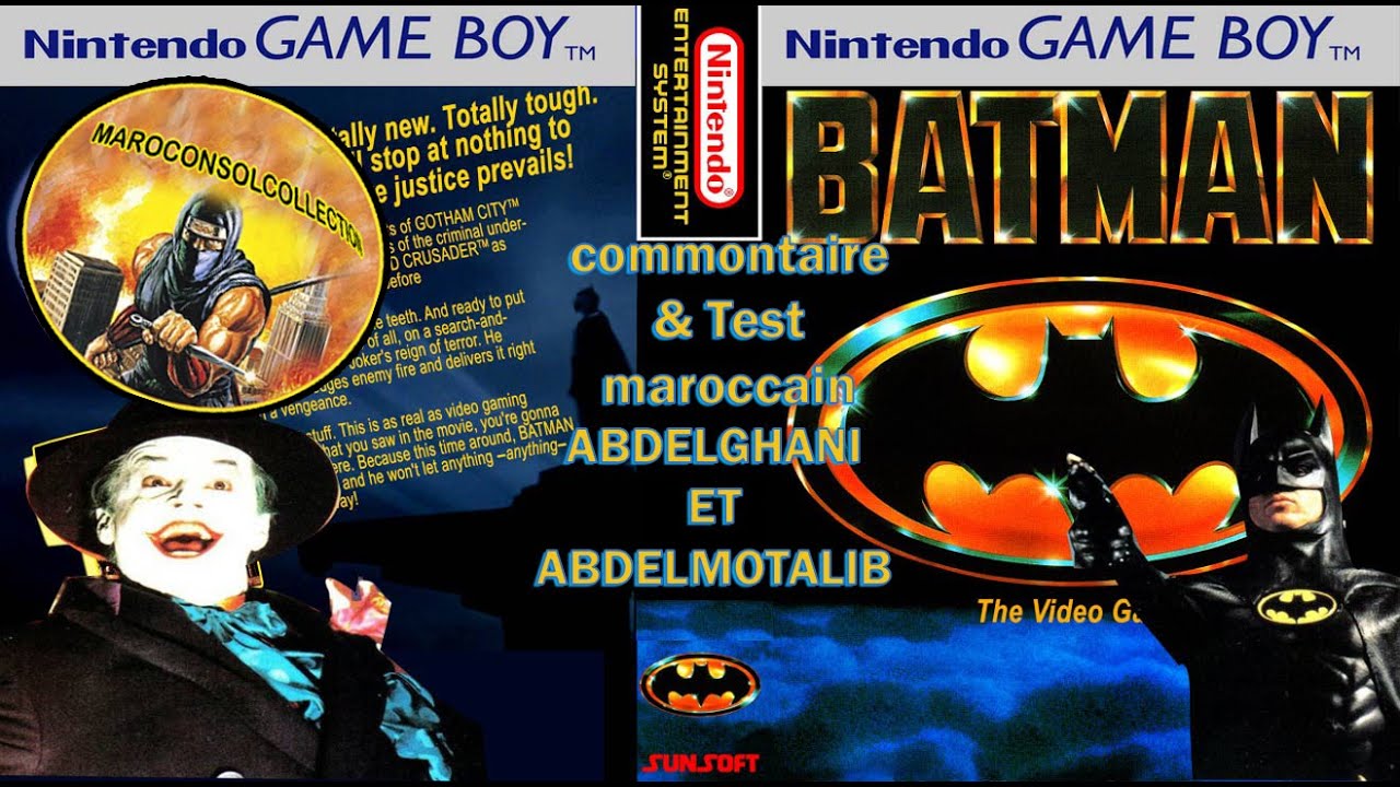 Batman game boy longplay تعليق بالدرجة المغربية
