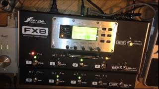 Fractal FX8 demo through N.I. Guitar Rig 4