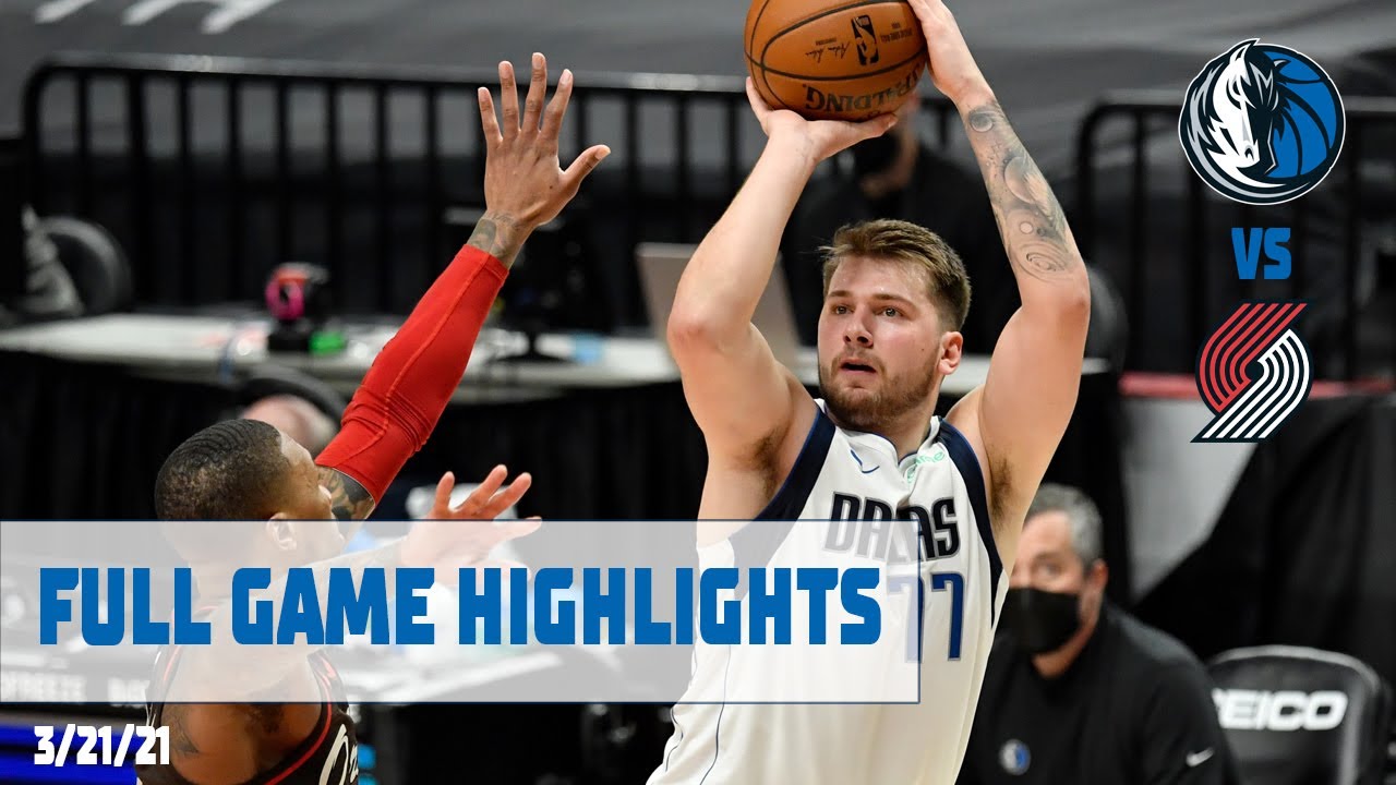 Luka Doncic (37 points) Highlights vs. Portland Trail Blazers - YouTube