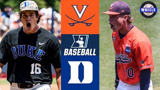 #7 Virginia vs Duke | Super Regionals Game 2 | 2023 College Baseball Highlights