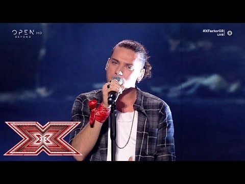 «Human» από τον Δημήτρη Παπατσάκωνα | Live 1 | X Factor Greece 2019