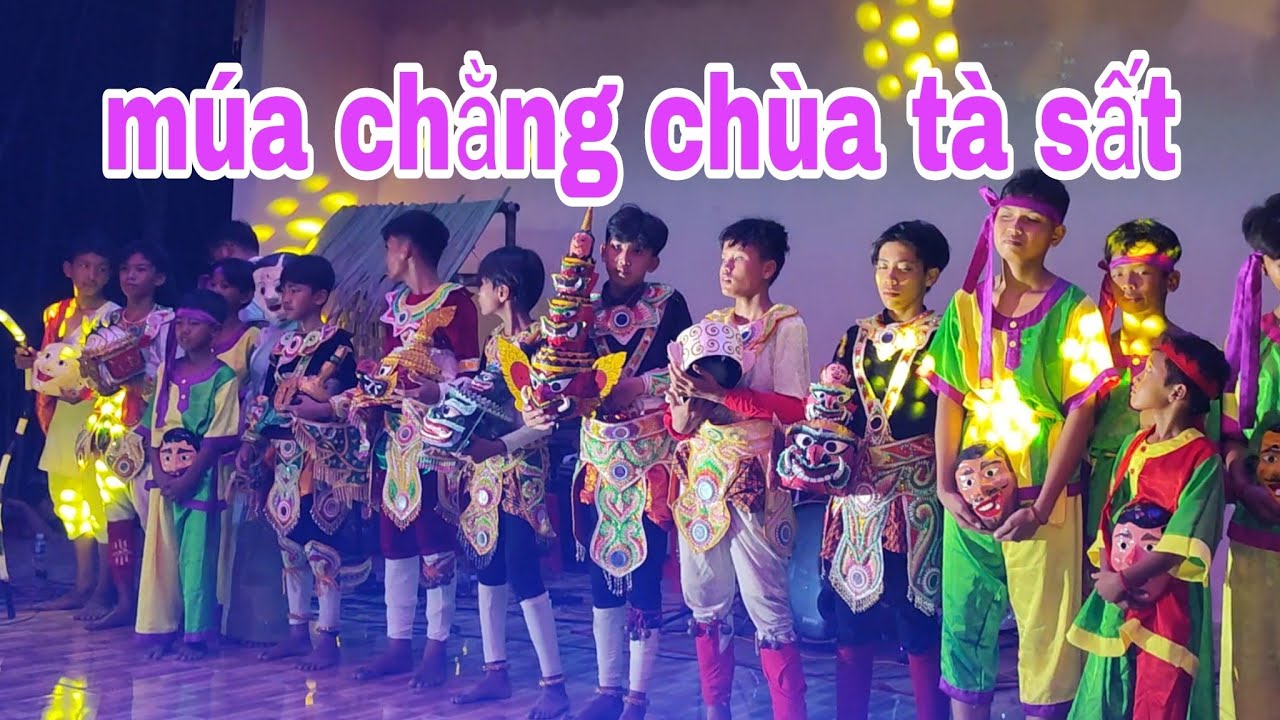 biểu diễn múa chhay yam chằng khỉ.. đêm lễ khánh thành sala chùa Tà sất.