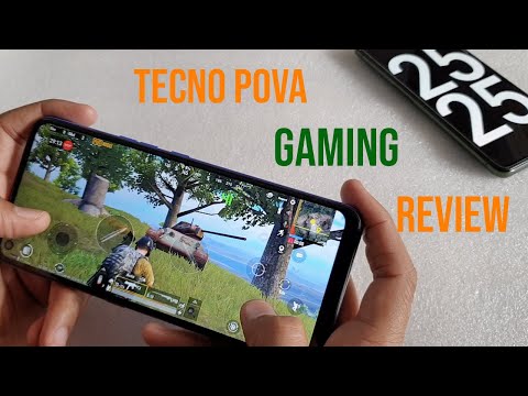 Tecno POVA PUBG gaming review and battery drain test with FPS meter