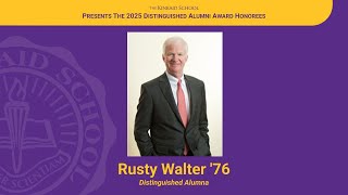 2025 Kinkaid Distinguished Alumnus Award - Rusty Walter