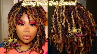 EASIEST QUICKEST Crochet Spring Twist Hair Tutorial | Under $40| DoRenee Beauty Supply | UniqueRenee