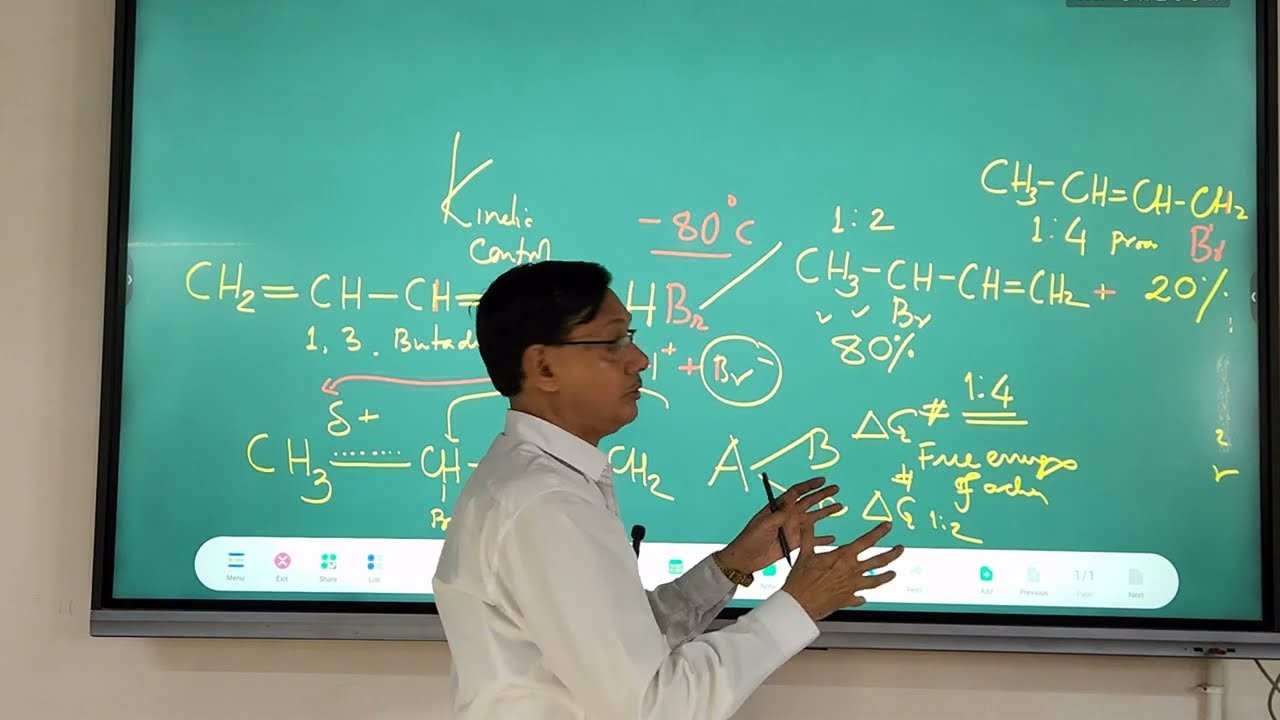 Thermodynamic & Kinetic Controlled Reactions by Prof. Kallol K. Ghosh, M.Sc. Chemistry, II Semester