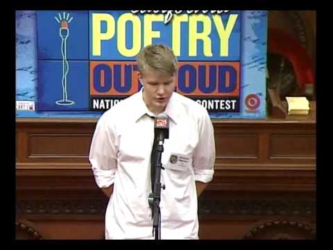 California Poetry Out Loud 2010 Maxfield Peterson ...