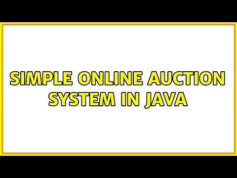 Simple online auction