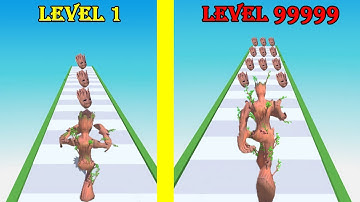 Level 1 VS Level 99999 - Tree Runner !