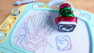 【検証】書いて消せるお絵かきボードにDXバイスタンプをオーイン(押印)できるか試してみた！