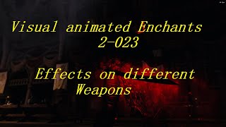 Skyrim Se\AE - Visual animated Enchants 2-023 VAE2 - show some effects