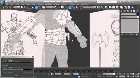 Modeling Low Polygon Game Characters in 3ds Max clip109