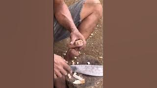 Cara buat gagang golok sederhana tapi kuat