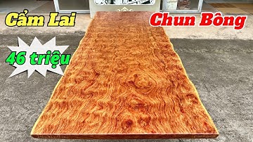 CỰC SỐC - 46 triệu Sở Hữu Tấm Mặt Bàn Gỗ Cẩm Lai Vân Víp Tốp 1 | BGNK2031