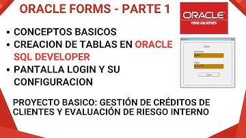 Oracle Forms Builder – Conceptos Básicos y Pantalla Login | Parte 1