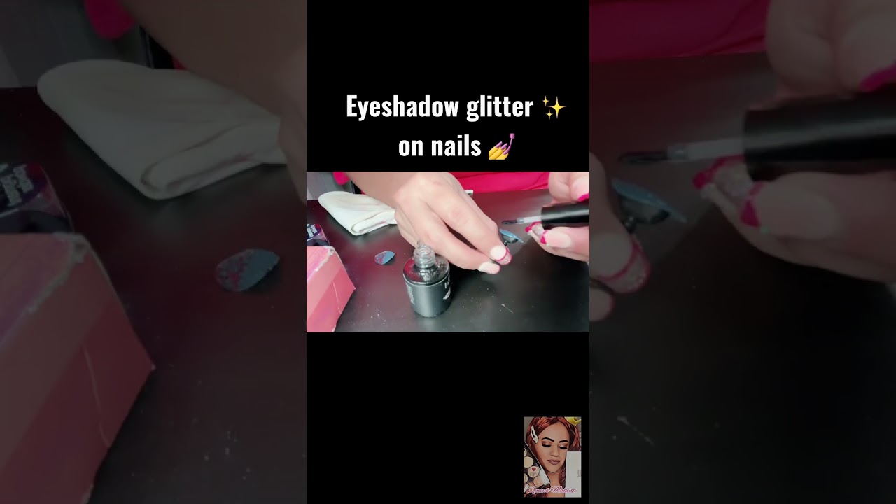 Eyeshadow on nails 💅 