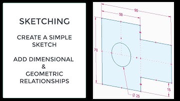 Simple Sketch Tutorial: Siemens Solid Edge