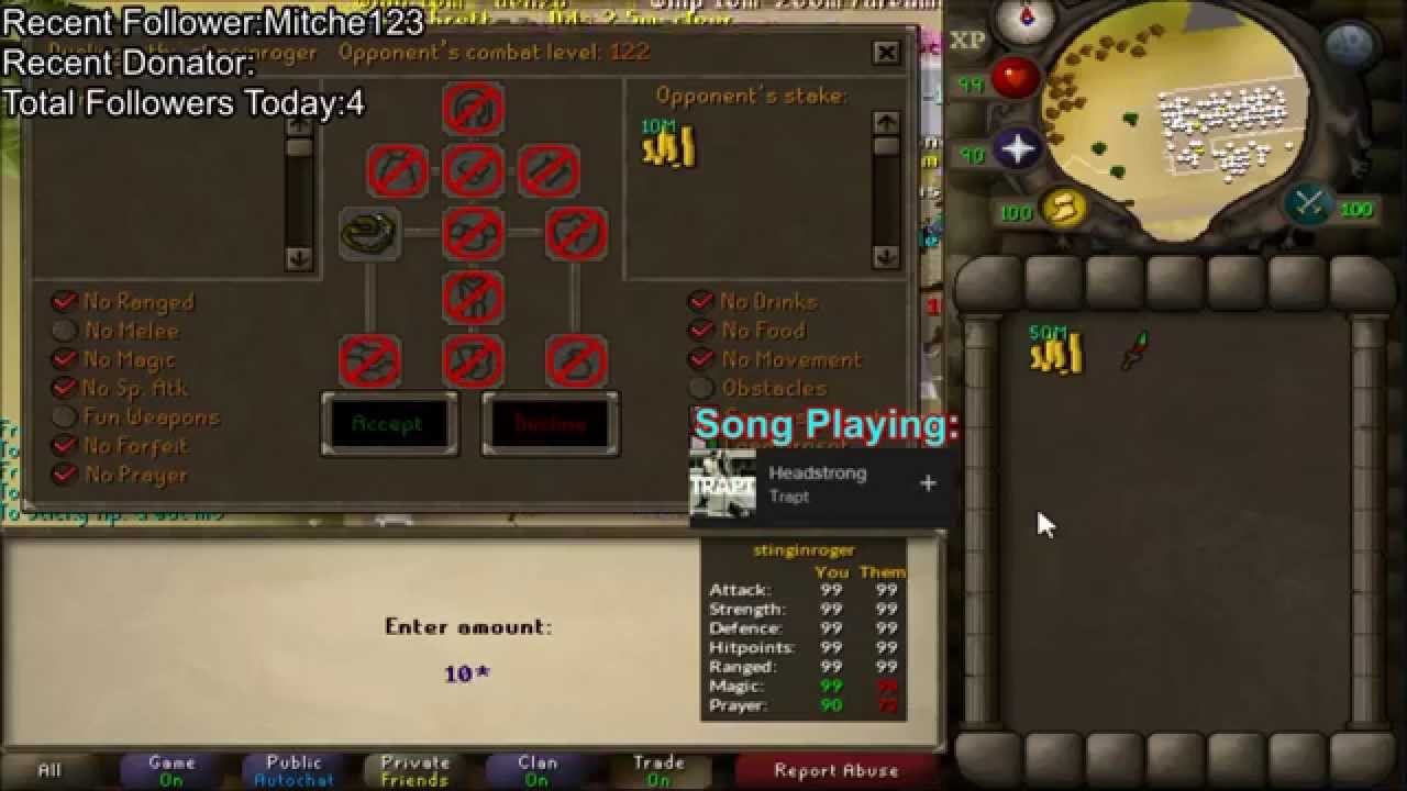 Oldschool Runescape-2007 Staking short. Damn thats lucky