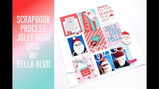 The Easy Way to Create a Stunning Christmas layout in less than ONE Hour / Bella Blvd