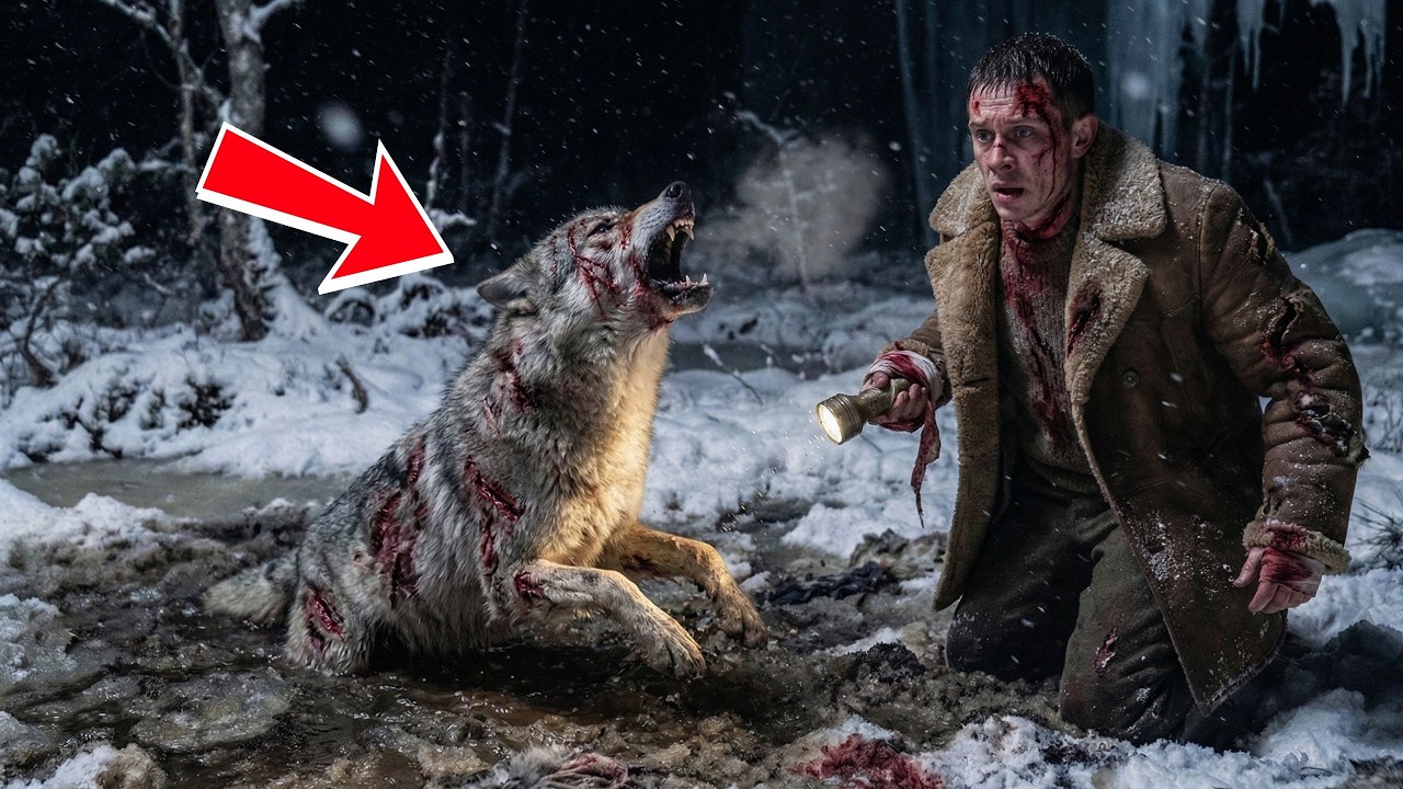 Zaryzykował wszystko dla dzikiego wilka w śnieżycy. Finał historii wzrusza do łez!