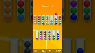 Ball sort-Bubble sort puzzle Game Master level 110