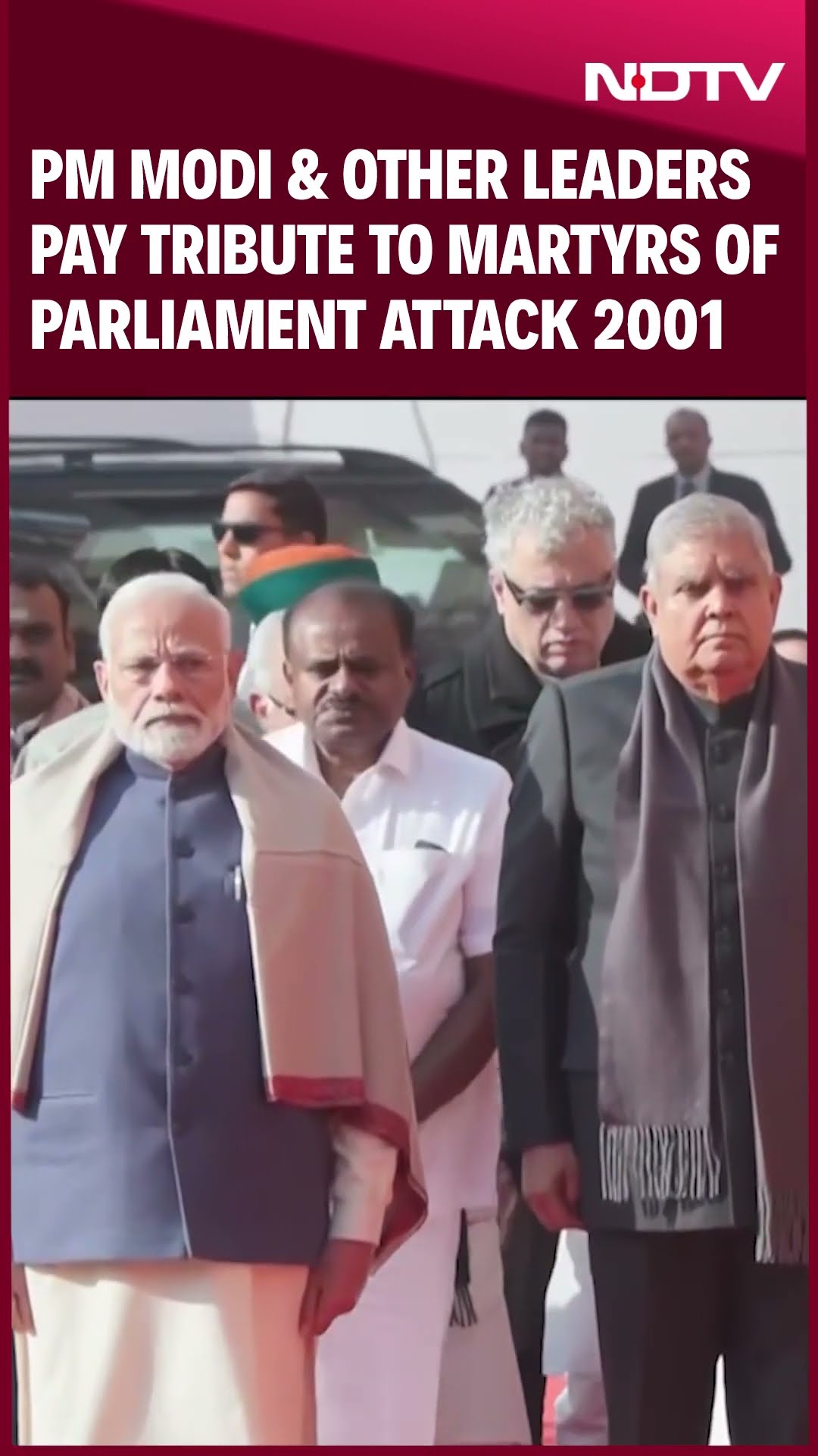 PM Modi, Lop Rahul Gandhi And Other Leaders Pay Tribute To Martyrs Of Parliament Attack 2001