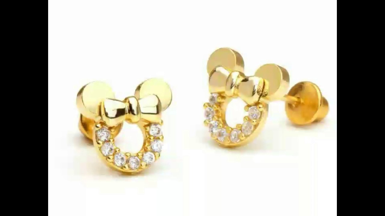 Gold Baby Children Earrings You Gold Baby Children Earrings