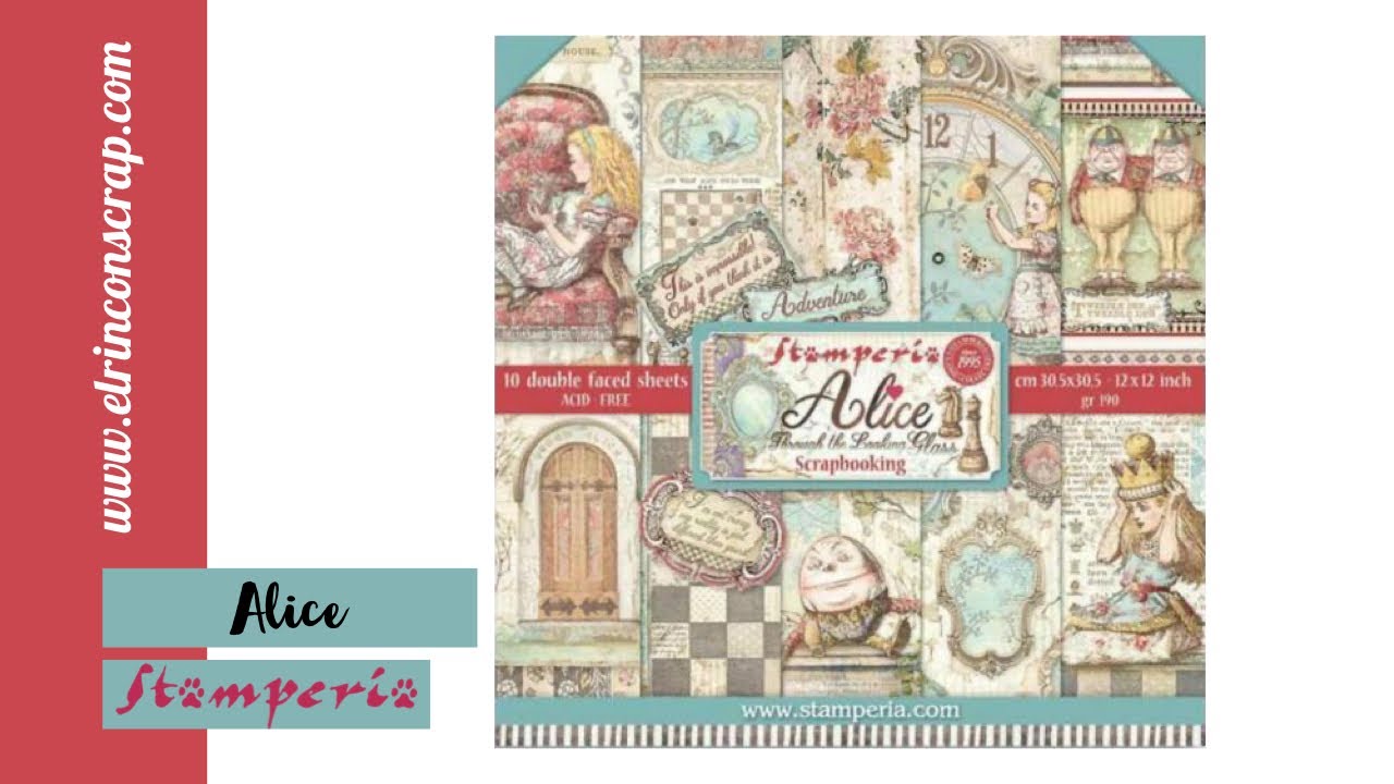 STAMPERIA - ALICE THROUGH THE LOOKING GLASS